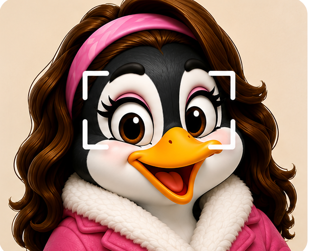 Treatment area for Frosty Tox shown on our penguin model